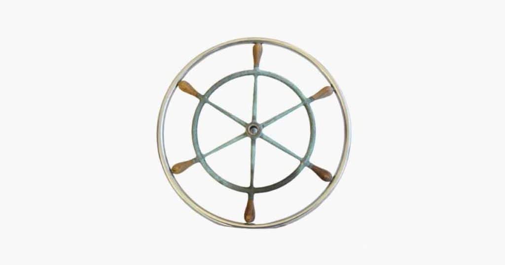 Nautical maritime yacht ships wheel