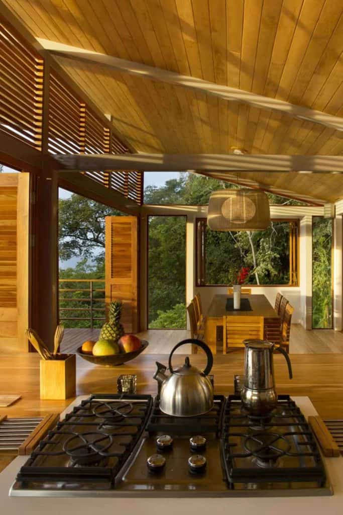 Tropical houses in costa rica santa teresa kitchen