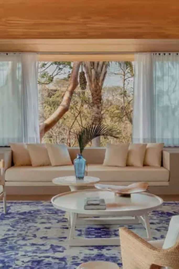 Tropical houses in nayarit living room
