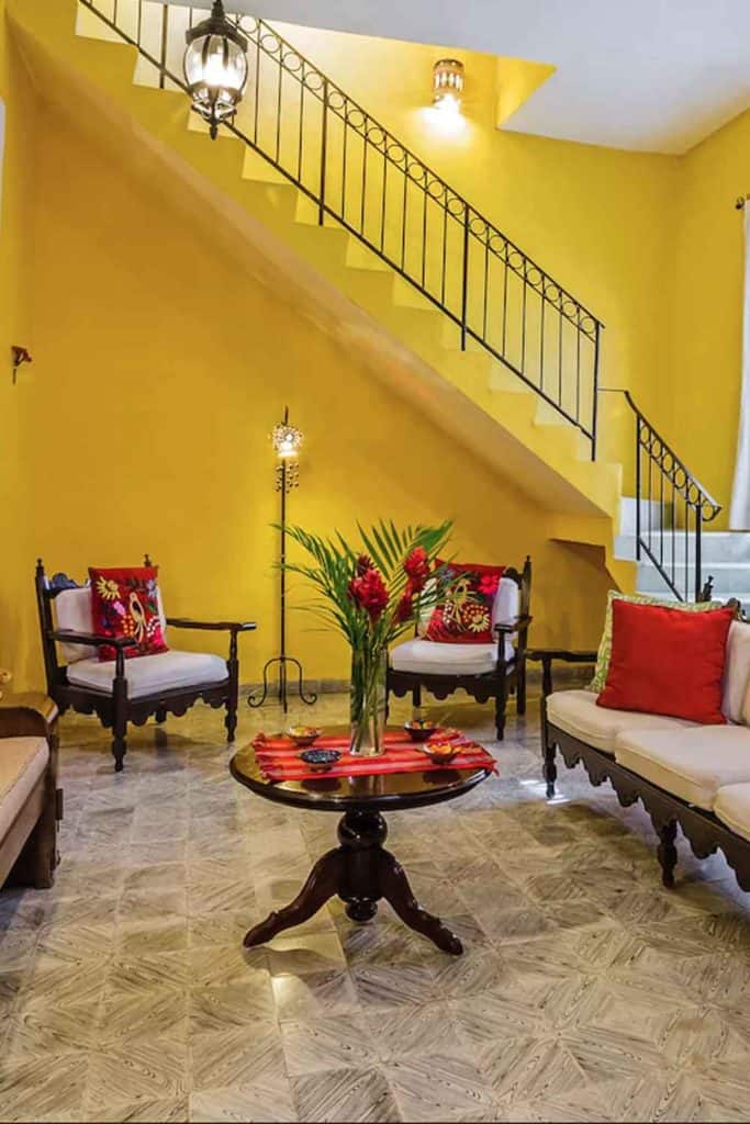 Hotels In Merida Mexico Casa Del Maya Bed And Breakfast Lobby