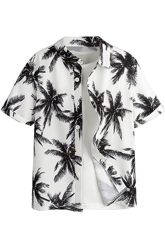 Tropical Outfit For Boys Hawaiian Shirt