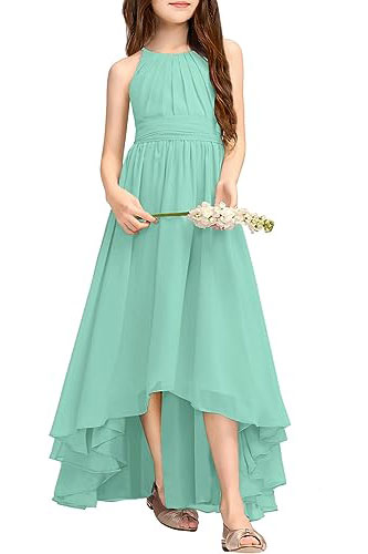 Tropical Outfit For Girls Green Dress