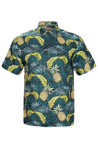 Tropical Outfit For Men Green Summer Shirt