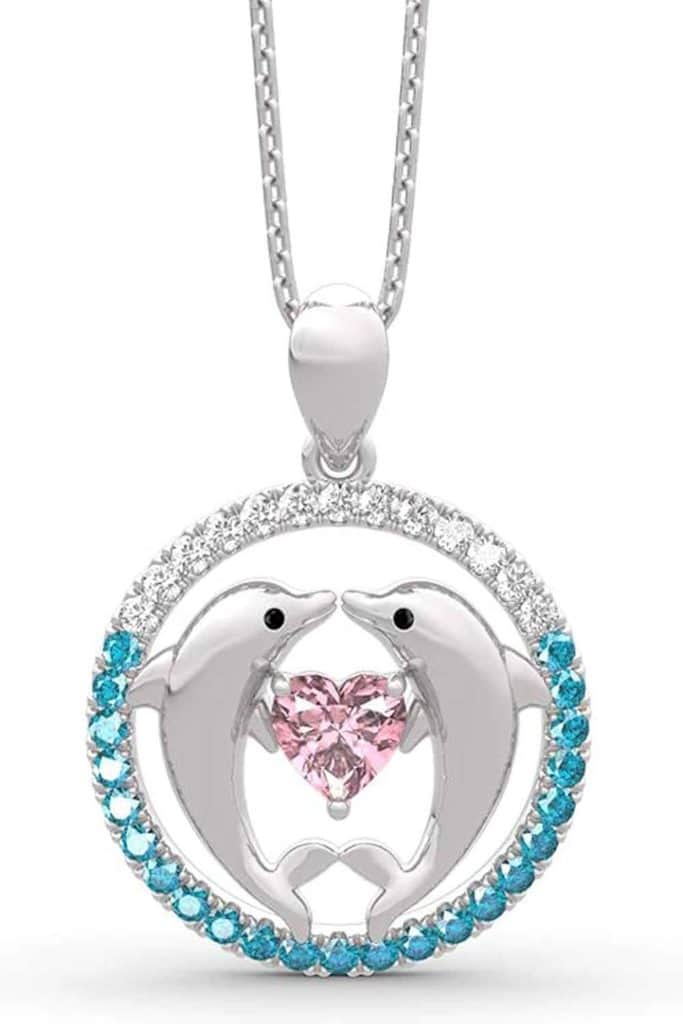 Beachy Jewelry Ocean Dolphin Necklace