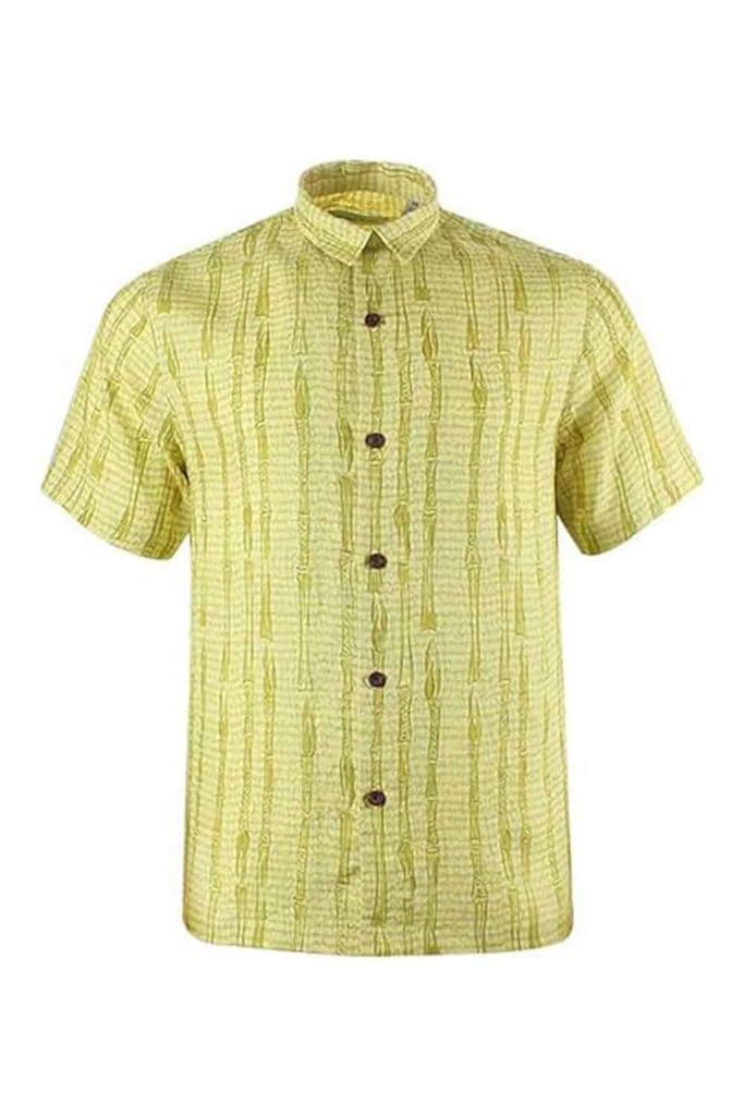 Tropical Shirts For Men With Bamboos