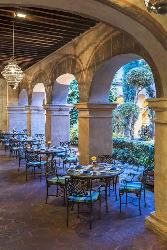Best Hotels In Oaxaca Quinta Real Dining Room