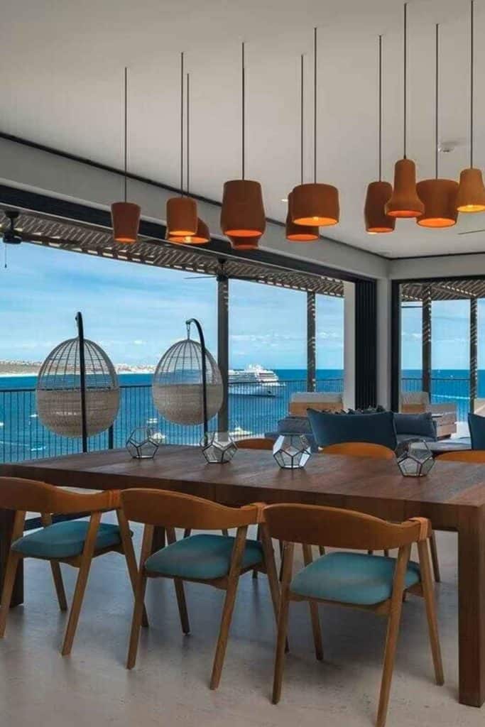 Cabo San Lucas Apartments Hacienda Beach Club Penthouse Dining Room