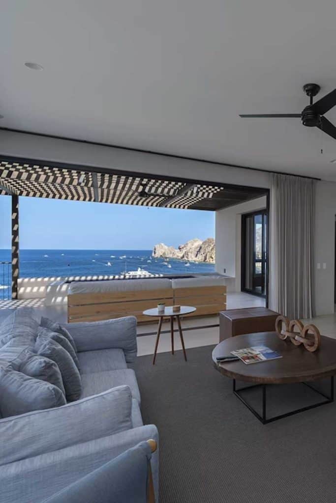 Cabo San Lucas Apartments Hacienda Beach Club Penthouse Living Room