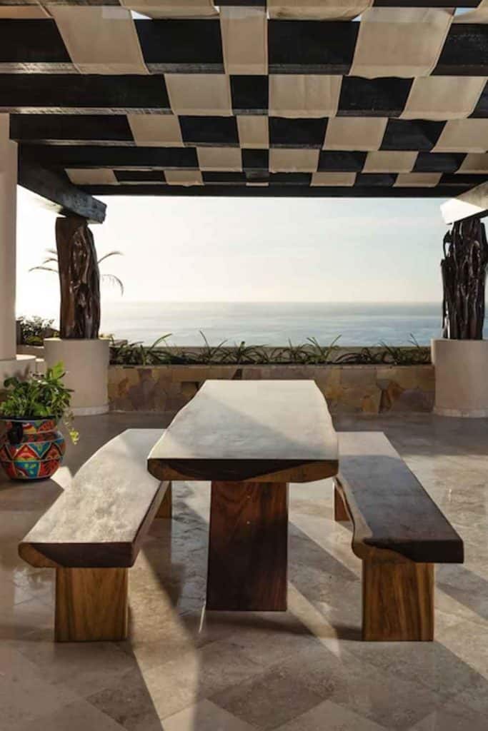 Cabo San Lucas Apartments Penthouse Villa La Estancia Dining Area