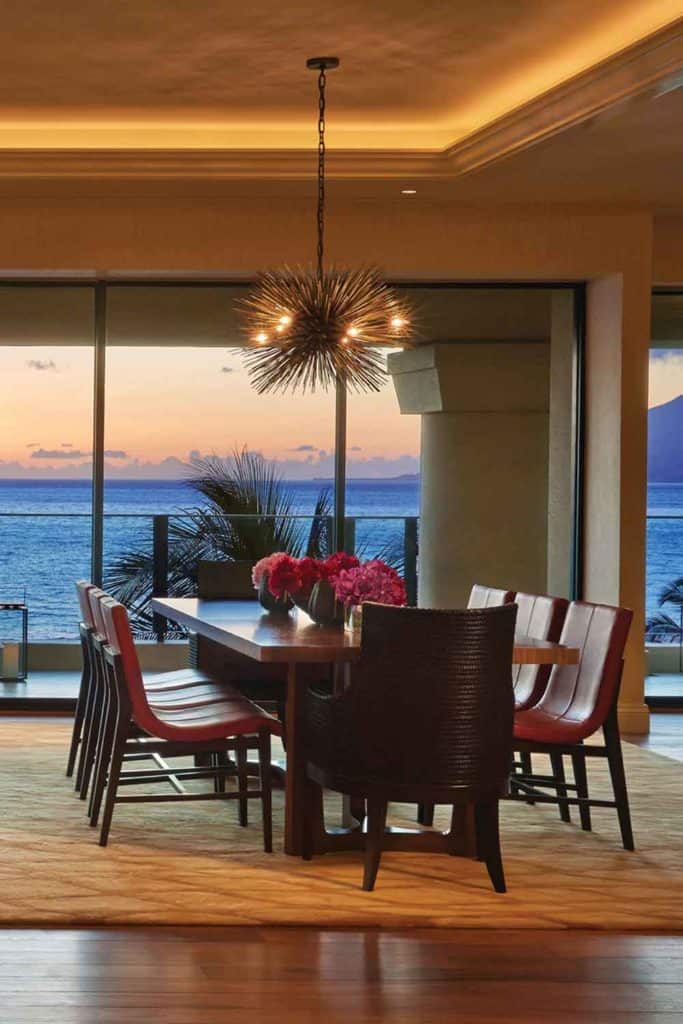 White Lotus Hotel Four Seasons Maui Suite Dining Area