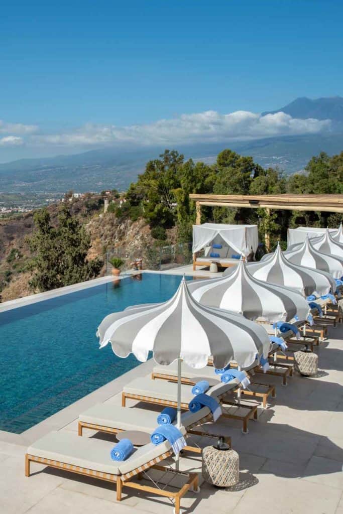 White Lotus Hotel Four Seasons Taormina Pool