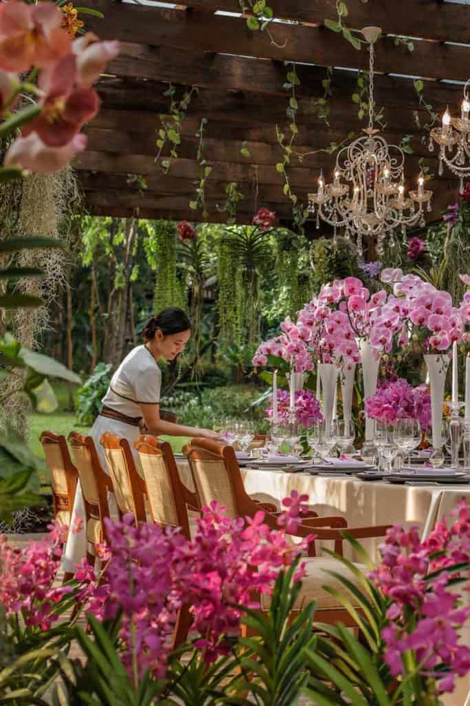 Four Seasons Thailand Four Seasons Chiang Mai Orchid Garden Dining Room