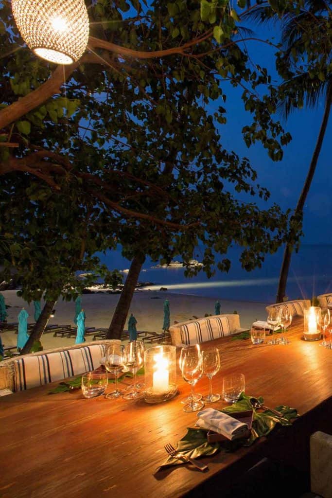 Four Seasons Thailand Four Seasons Koh Samui Outdoor Dining