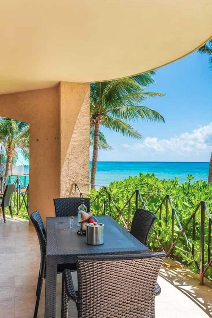 Apartments For Rent In Playa Del Carmen Condo Quinta Avenida Outdoor Dining