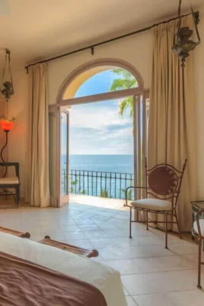 Puerto Vallarta Vacation Rentals Mismaloya Beachfront Villa Bedroom View