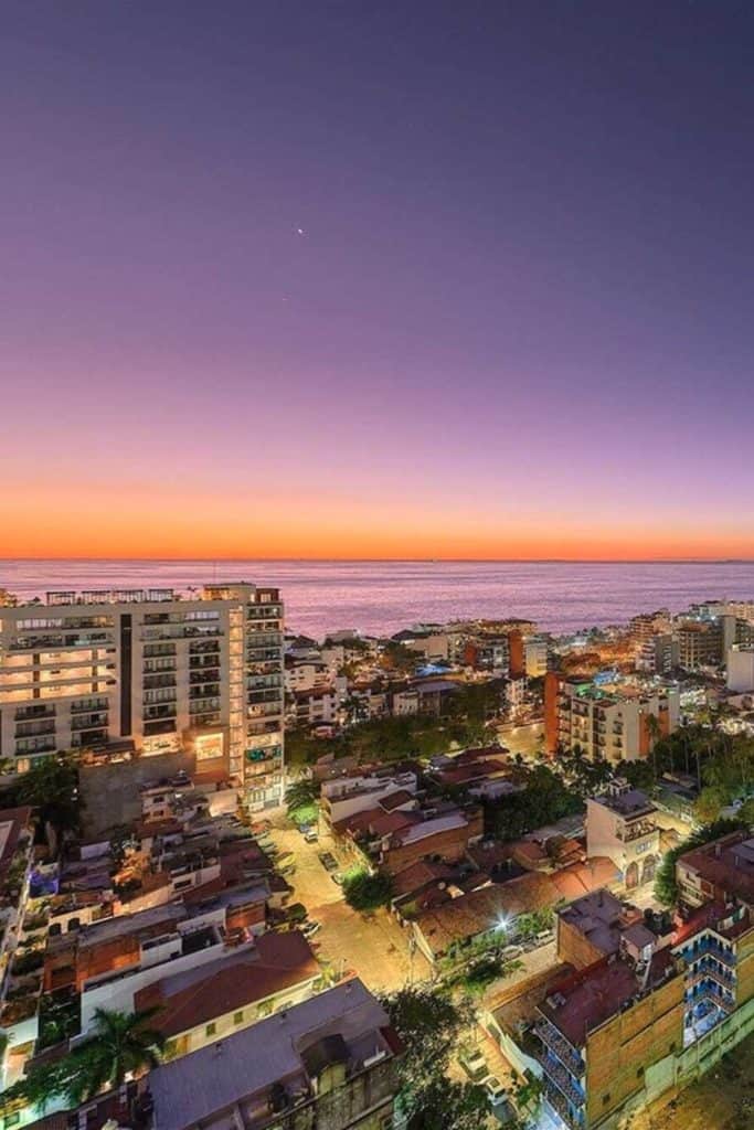 Puerto Vallarta Vacation Rentals Romantic Zone Soho Penthouse View At Night