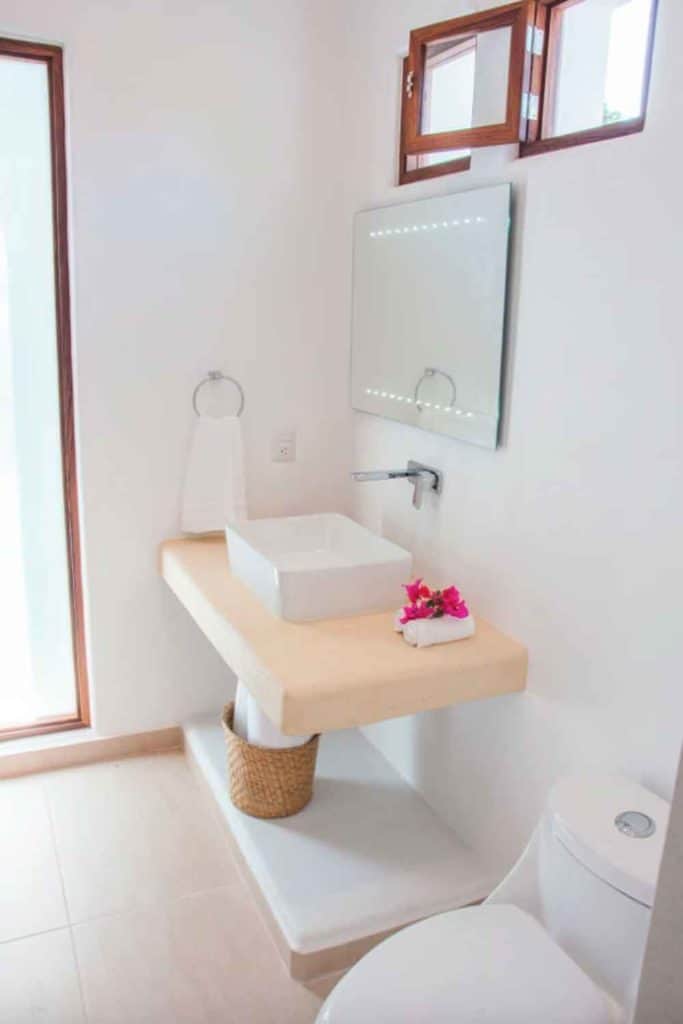 Careyes Mexico Houses Casita Mon Repos Bathroom