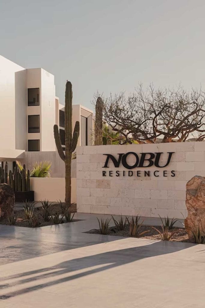 Nobu Residences Cabo Entrance