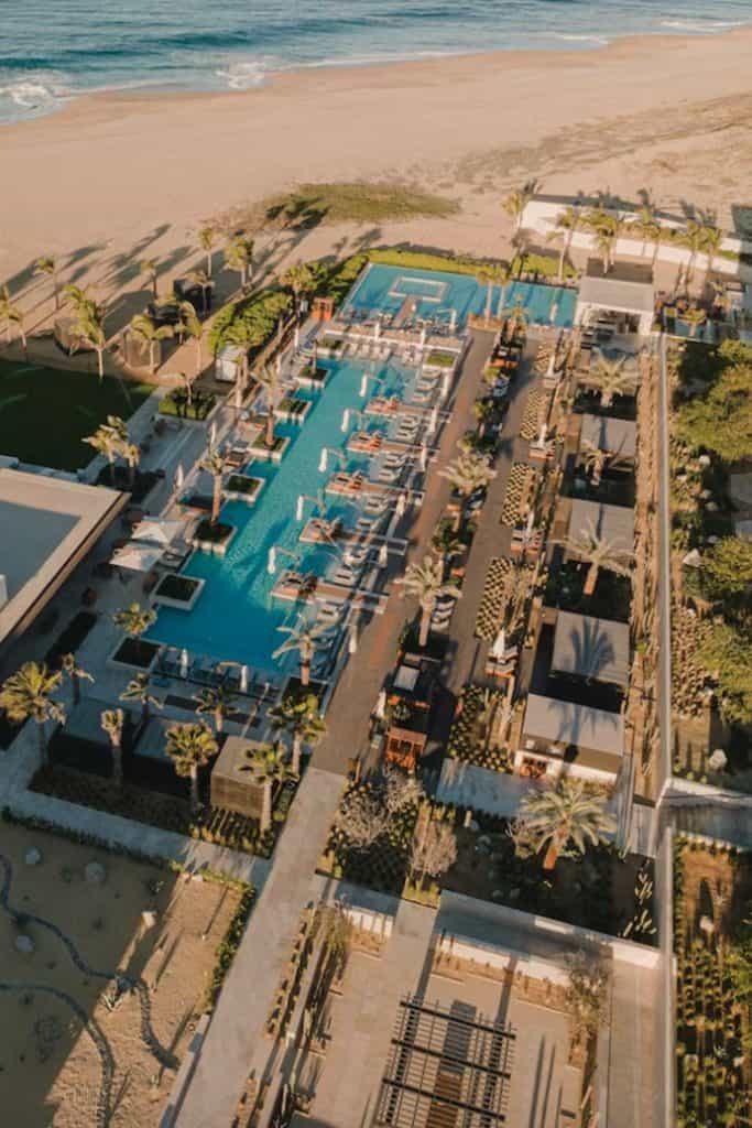 Nobu Residences Cabo Pool Aerial View