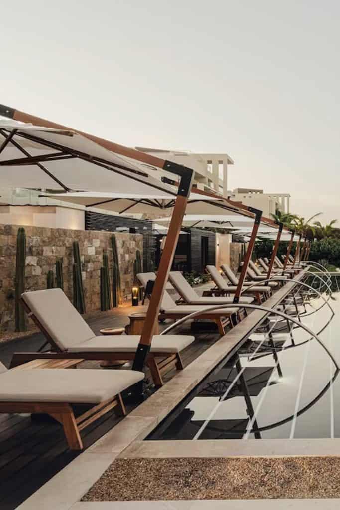 Nobu Residences Cabo Pool Loungers