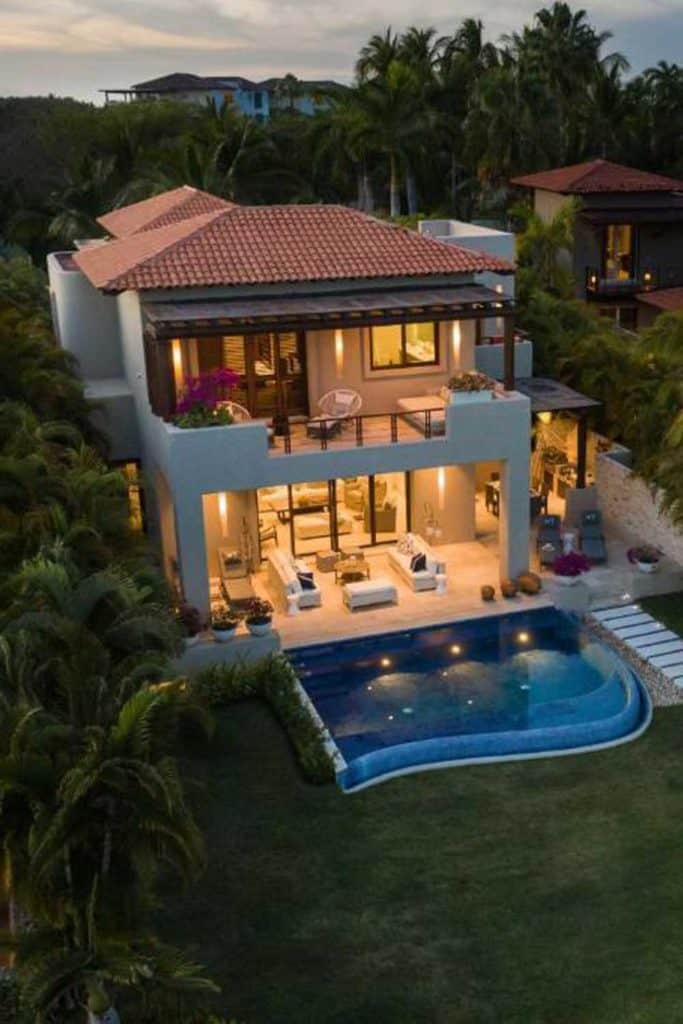 Punta Mita Rentals El Encanto Casa Amor At Night