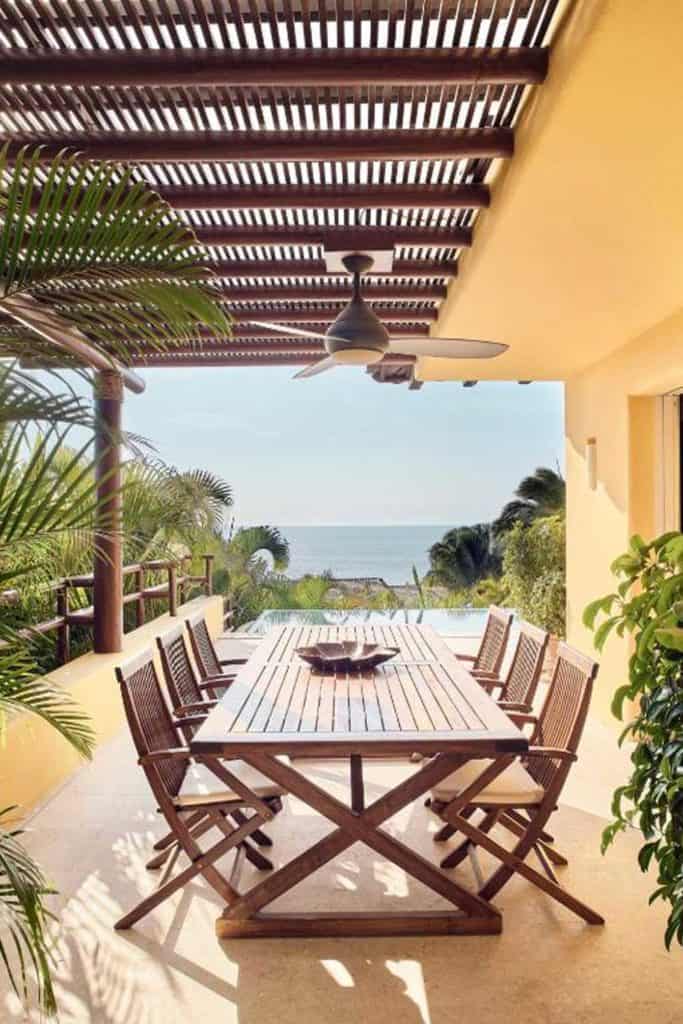 Punta Mita Rentals Four Seasons Ocean Villa Dining Area