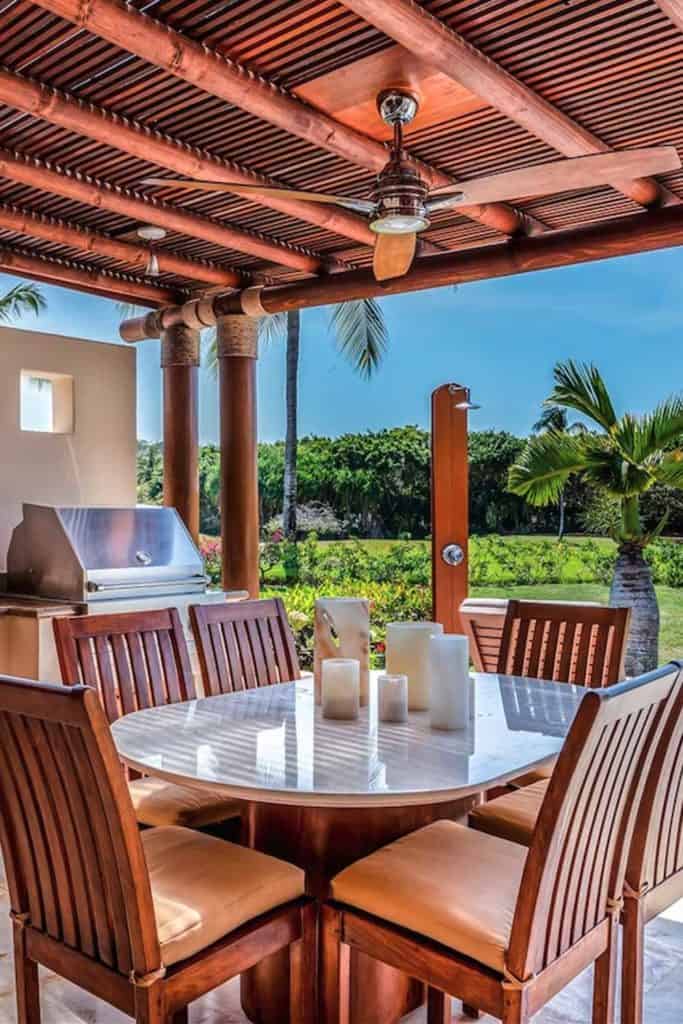 Punta Mita Rentals Las Palmas Villa Dining Area