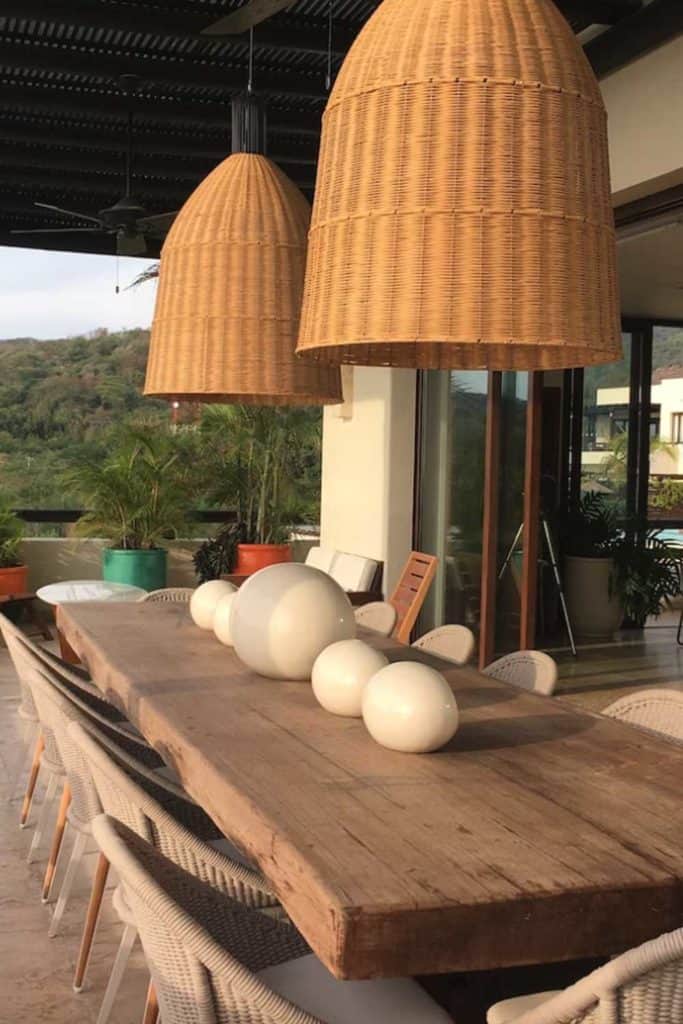 Punta Mita Rentals Los Veneros Penthouse Dining Area