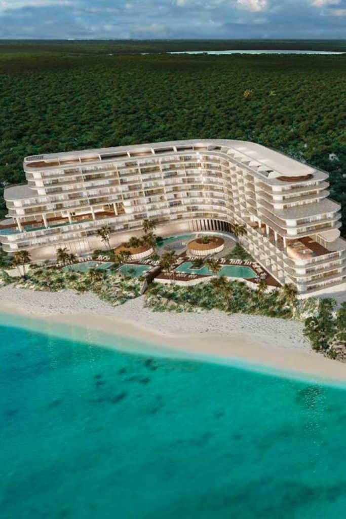 St Regis Mexico Costa Mujeres Aerial View