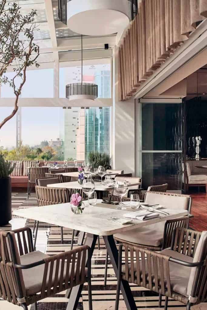 St Regis Mexico Mexico City Diana Restaurant Terrace