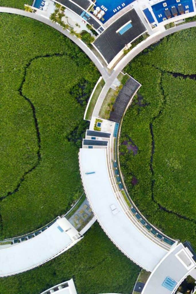 St Regis Riviera Maya Aerial Architecture