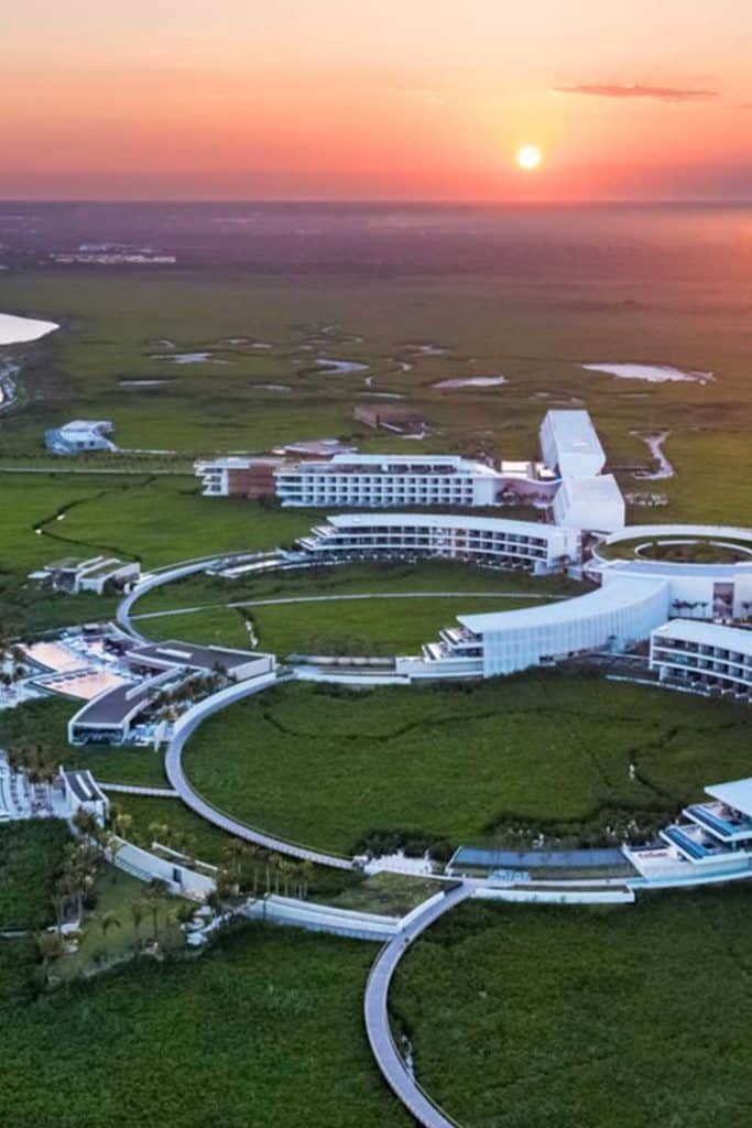 St Regis Riviera Maya View At Sunset