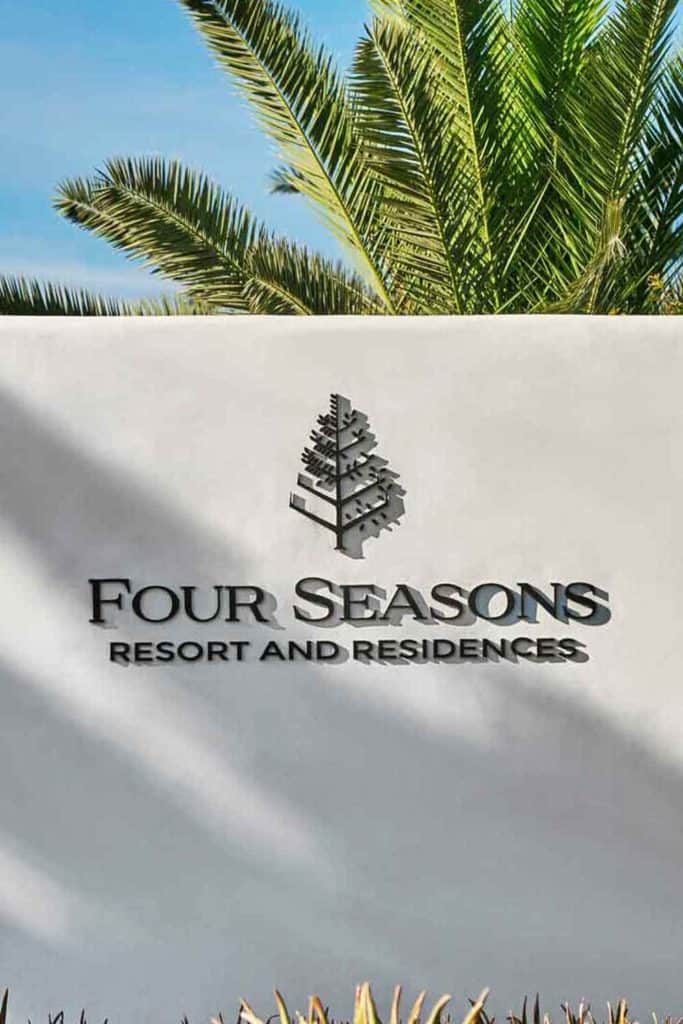 New Resort Cabo Four Seasons Cabo San Lucas Cabo Del Sol Sign
