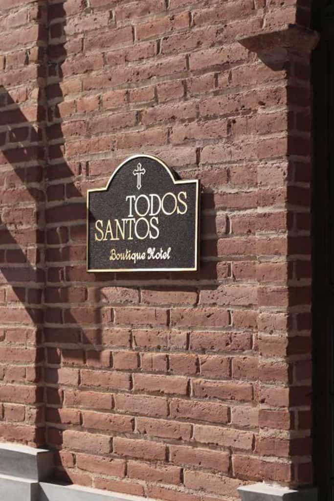 Todos Santos Boutique Hotel Entrance