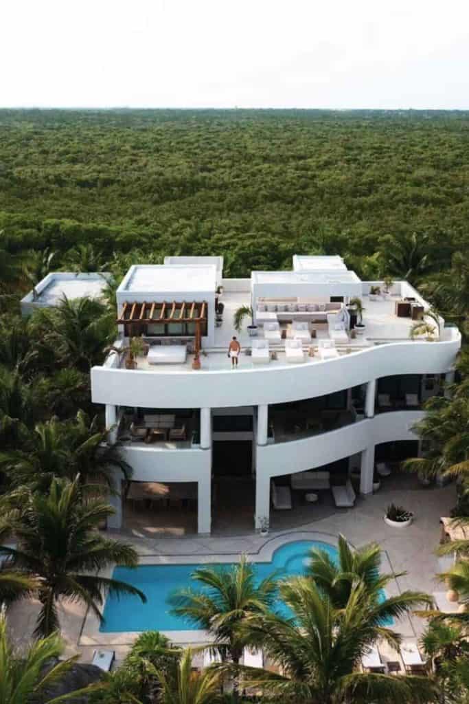 Tulum Villas Luxurious Beachfront Villa In Tulum View