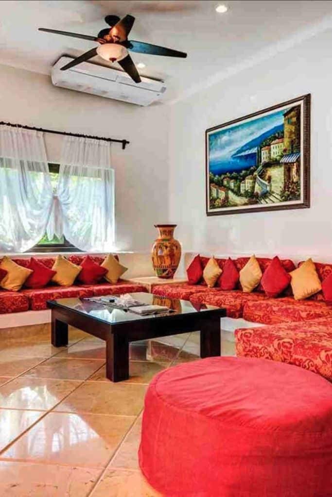 Tulum Villas Spacious Tulum Villa In Soliman Bay Living Room