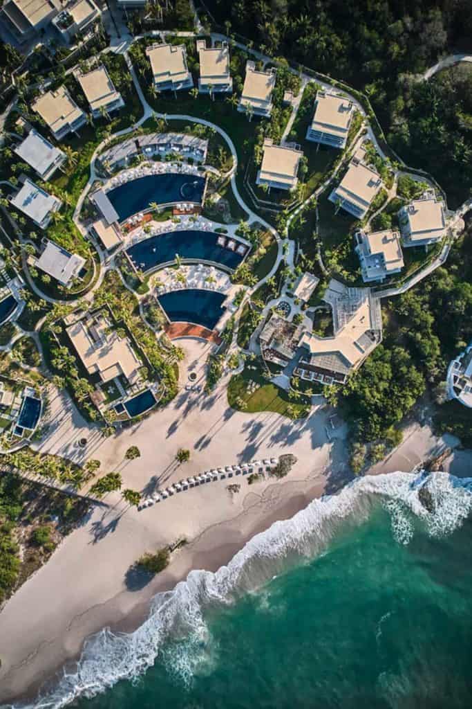 Auberge Punta Mita Resort Aerial View