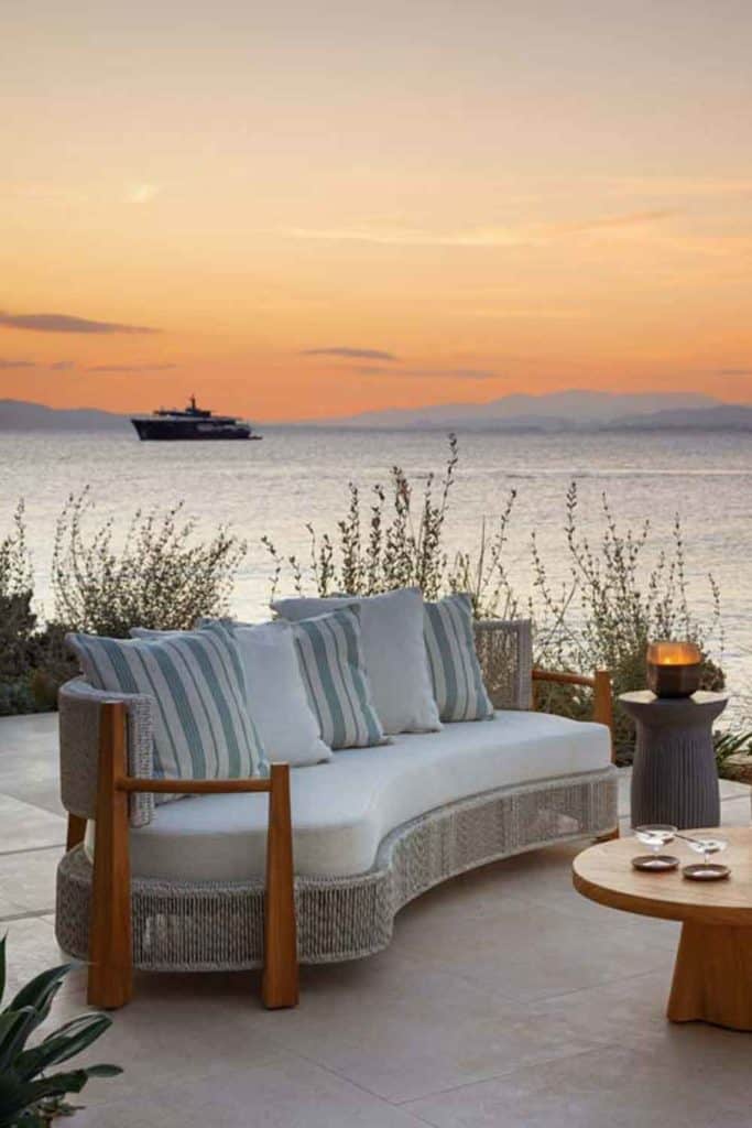 One And Only Athens Villa Terrace Sunset Sofa